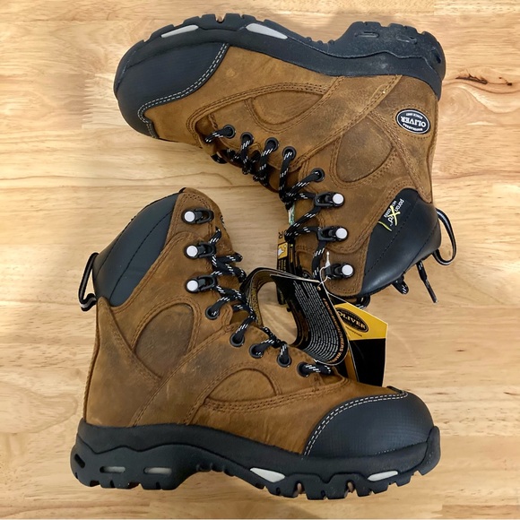 Women’s Oliver by Honeywell OL24031-BRN-090 Steel Toe Work Boot Size 5.5 - Picture 6 of 14